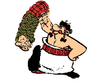 Obelix s'amuse