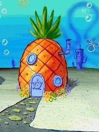 Voici la maison de Bob l'eponge