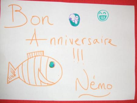 Un dessin de Nmo. (Isabelle.R) x)